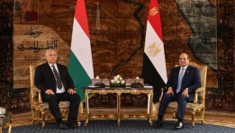 الرئيس السيسي خلال لقائه رئيس وزراء دولة المجر