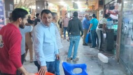 جانب من الحملة الليلية لجهاز مدينة الشروق