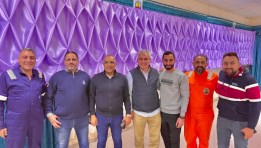 جانب من زيارة رئيس نقابة البترول