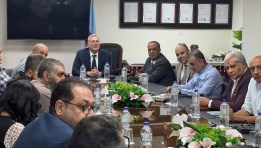 جانب من زيارة وزير البترول لشركة بتروجلف