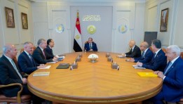 الرئيس السيسي خلال لقائه بمسؤولي شركة إيني الإيطالية