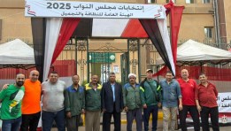 عاملات الخدمات الادارية والاجتماعية والمعاقين يشاركون بكثافة فى انتخابات النواب  