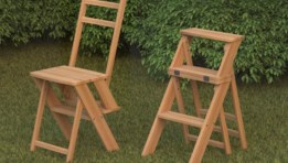 صناعة السلالم الخشبية الصغيرة 