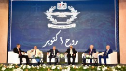 جانب من ندوة تثقيفية بعنوان "روح أكتوبر"