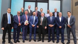 وزير الخارجية الدنماركي اثناء زيارته لمصر 