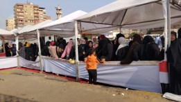 جانب من لجان الوراق الانتخابية