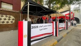 جانب من الانتخابات فى مدرسة طلعت حرب الابتدائيه بالطالبية 