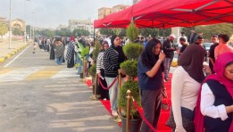 جانب من أمام اللجان في دائرة التجمع الخامس