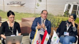 أحمد كجوك وزير المالية خلال جلسة رفيعة المستوى بمؤتمر المناخ بالبرازيل