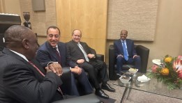 رئيس الوزراء خلال مشاركته بعشاء عمل بتشريف رئيس جنوب أفريقيا للقادة الأفارقة المشاركين في مجموعة قمة العشرين (G20)