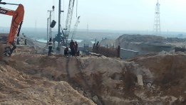 جانب من الأعمال الجاري تنفيذها