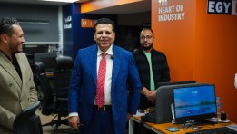 جانب من زيارة الدكتور محمود سامي لموقع «إيجي إن»