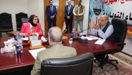  وزير الكهرباء يتفقد محطة توليد كهرباء النوبارية بمحافظة البحيرة