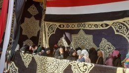 الناخبين أمام لجان الاقتراع بمحافظة أسوان 