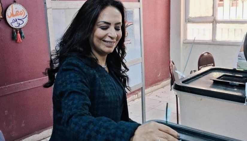 وزير التضامن تدلي بصوتها في انتخابات مجلس النواب