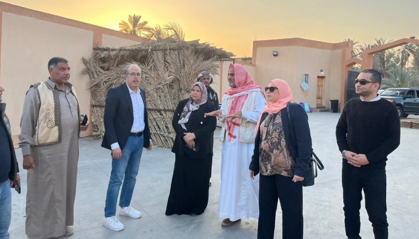 جانب من الزيارة