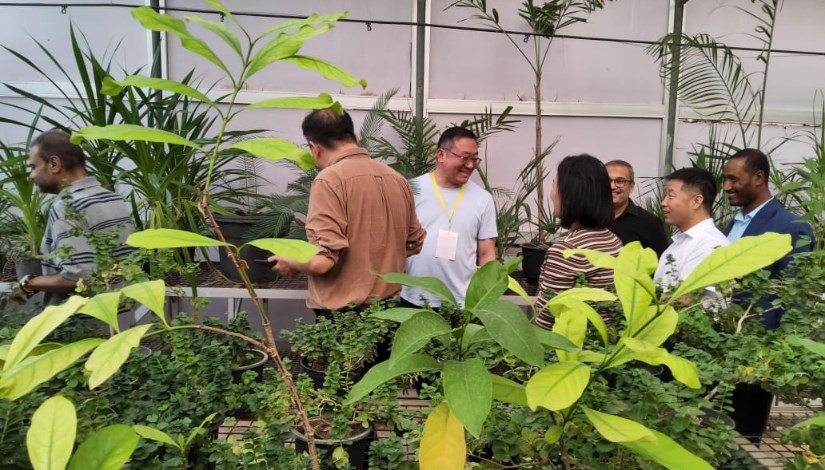 جانب من زيارة الوفد