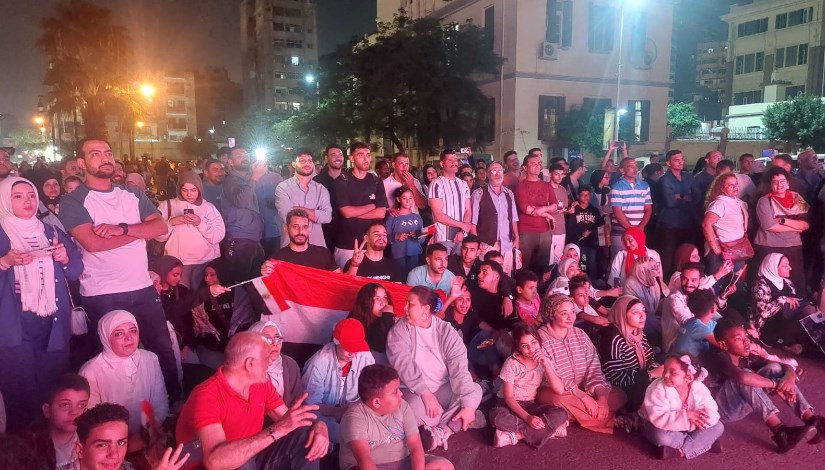 جانب من صور احتفال المواطنين بافتتاح المتحف المصري الكبير جانب من صور احتفال المواطنين بافتتاح المتحف المصري الكبير