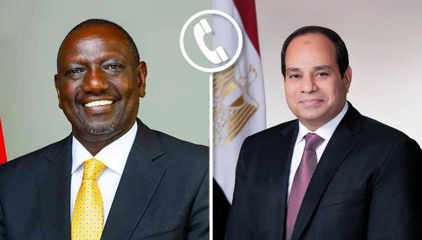 الرئيس السيسي والرئيس الكيني