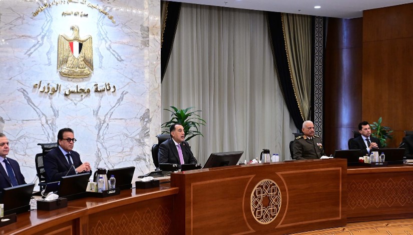 جانب من اجتماع مجلس الوزراء اليوم