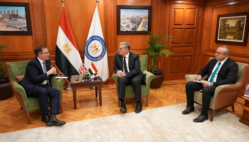 جانب من مباحثات مصر وبريطانيا في مجالي البترول والتعدين 