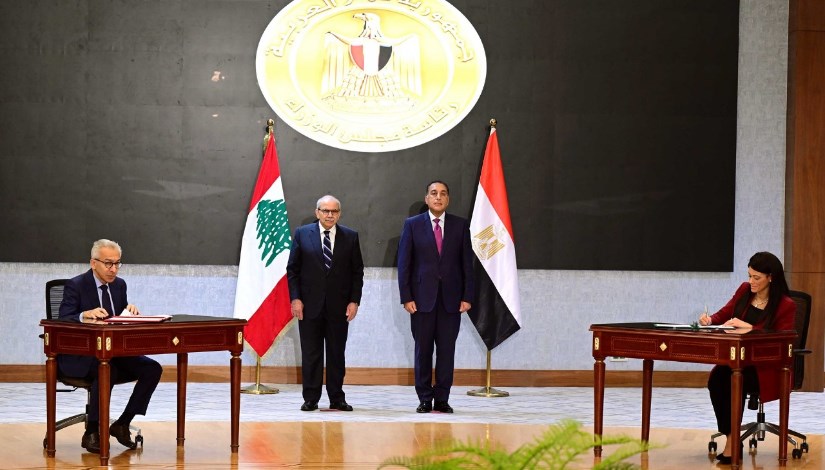 وزيرة التخطيط ووزير الاقتصاد والتجارة اللبناني