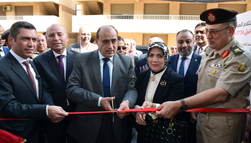 جانب من افتتاح مجمع الأمل لورش الصناعات اليدوية والجلدية