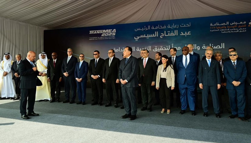 جانب من المعرض والمؤتمر الدولي النقل الذكي واللوجستيات والصناعة