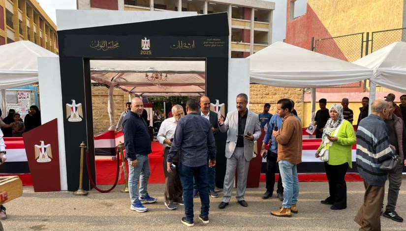 جانب من انتخابات مدرسة الوراق