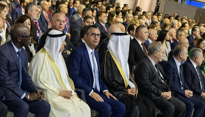 جانب من الجلسة الافتتاحية للمؤتمر الاستثماري الرائد "بيروت وان"