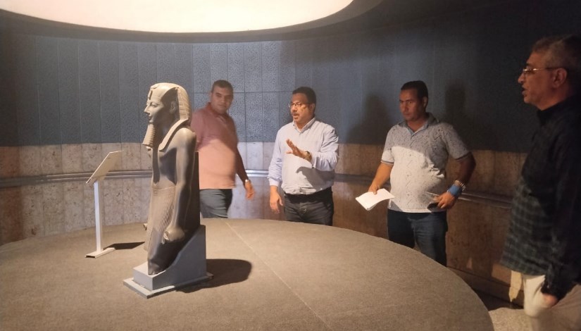 جانب من تطوير متحف الأقصر