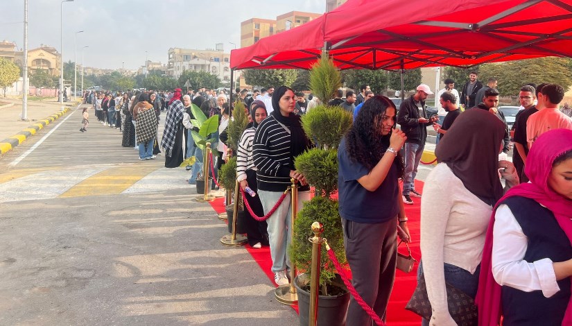 جانب من أمام اللجان في دائرة التجمع الخامس