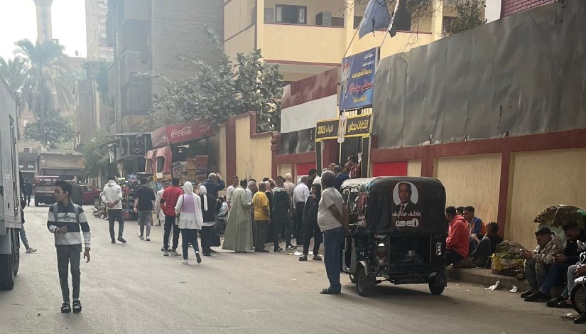 من أمام مدرسة الشهيد مصطفى السيد فؤاد بالمطرية