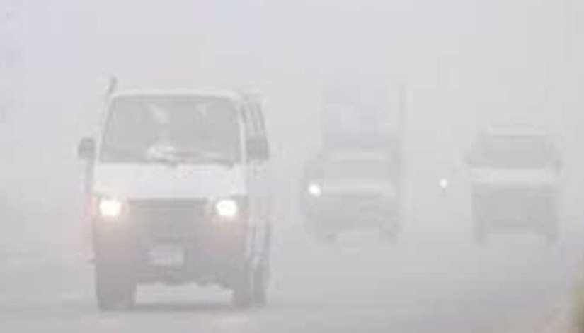 القيادة آمنة خلال الشبورة المائية