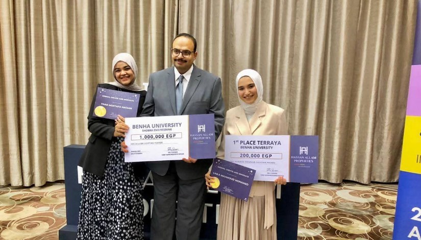 هندسة شبرا جامعة بنها تفوز بالمركز الأول في مسابقة تصميم إبداع وابتكار