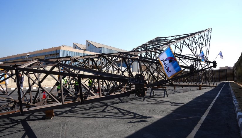 افتتاح خط إنتاج أبراج كهرباء الجهد العالي