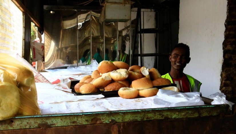 أحد المخابز في السودان