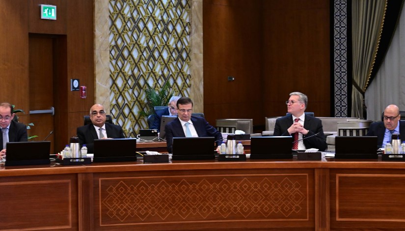 جانب من اجتماع الحكومة اليوم الخميس