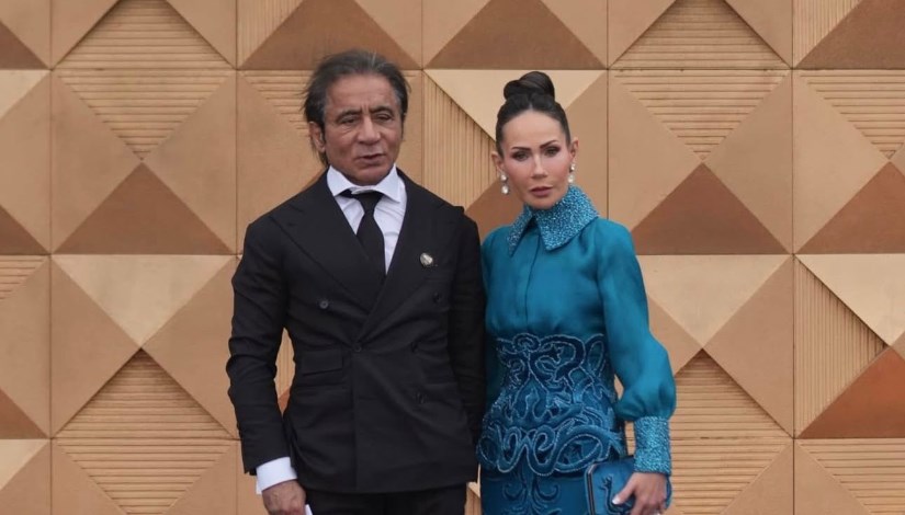 المهندس أحمد عز وزوجته شاهيناز النجار المهندس أحمد عز وزوجته شاهيناز النجار