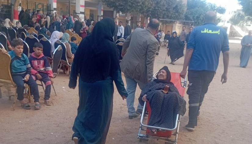 من أمام لجان القناطر الخيرية