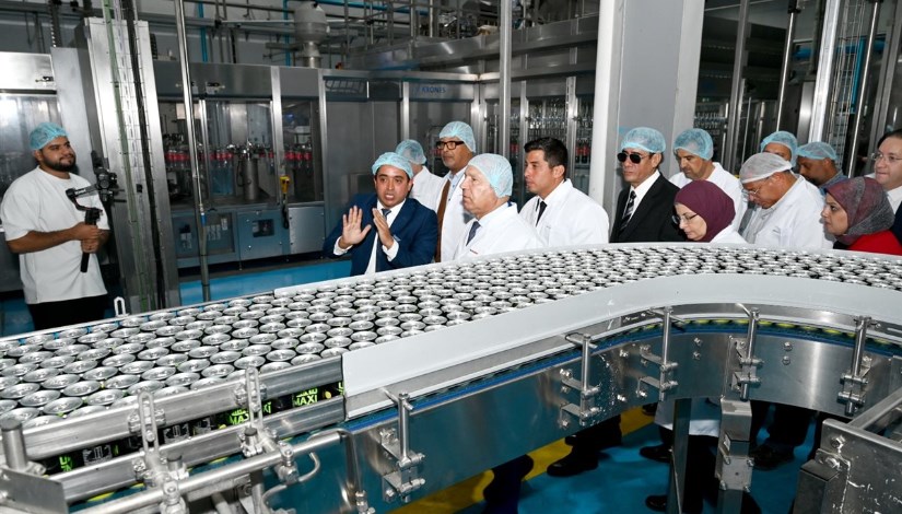 جولة كامل الوزير بمصنع كاري للصناعات الغذائية
