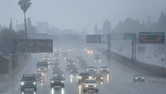 القيادة خلال تكون الشبورة المائية