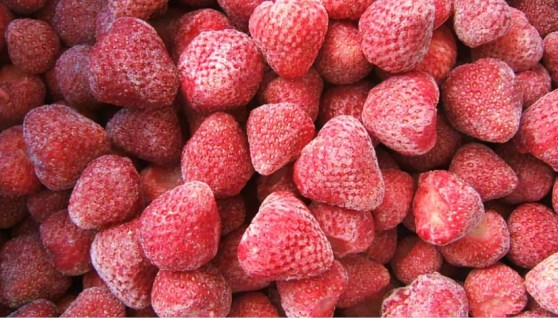 الفراولة المجمدة