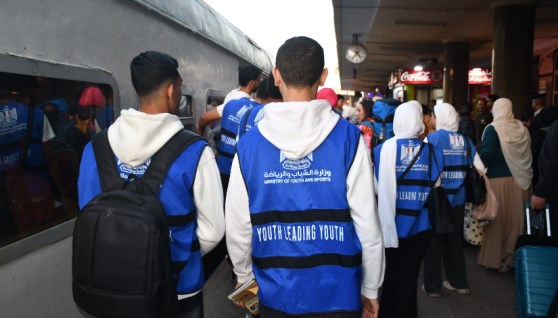 صور من انطلاق أولى رحلات قطار الشباب
