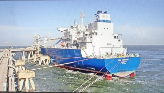 شحنة جديدة من الغاز الطبيعي