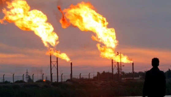 حرق الغاز