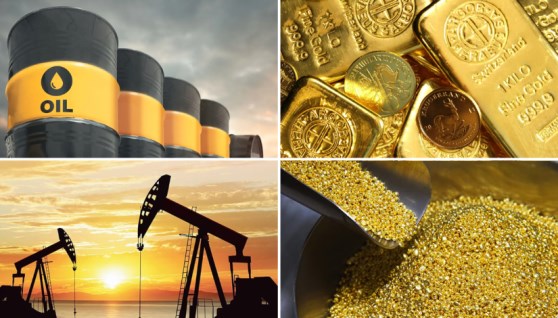 الذهب والنفط