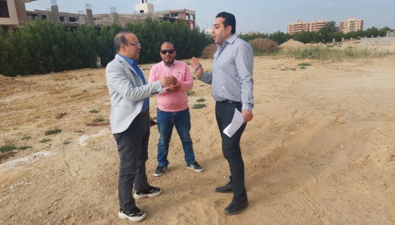 جانب من متابعة رئيس جهاز تنمية مدينة الفيوم الجديدة
