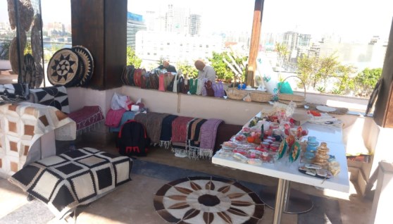 جانب من معرض الحرف اليدوية والتراثية