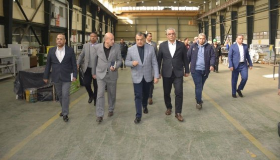 جانب من زيارة وزير الإنتاج الحربي